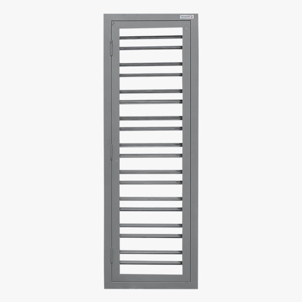 FRENCH WINDOW 1 PANEL WITH COPY LINE STAINLESS STEEL (0.45INCH)