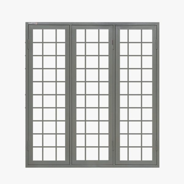 WINDOW 3 PANEL WITH (1BOX) 0.30X0.30INCH SHAPED ROD